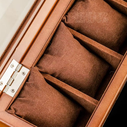 Coussins amovibles et intérieur en microfibre de la boîte à montre Le Comptoir X